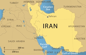 [map of Iran]